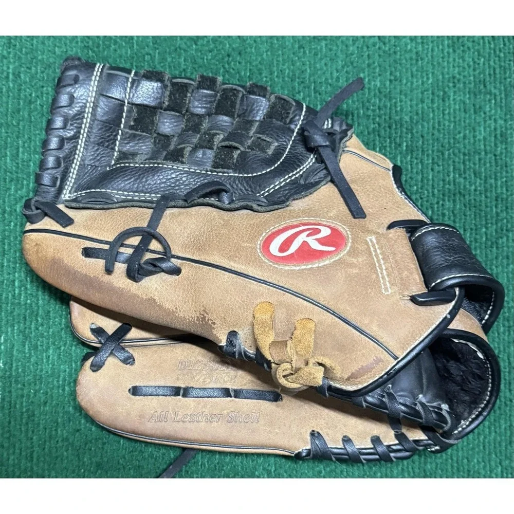 Rawlings Premium Mark Of A Pro 12.5 LHT Brown Basket-Web Adult Baseball Glove
